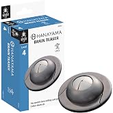 BePuzzled | UFO Hanayama Metal Brainteaser Puzzle Mensa Rated Level 6, for Ages 12 and Up