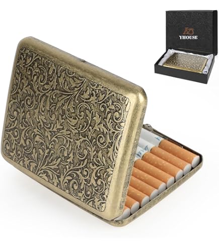 Amazon.com: Retro Cigarette Case Victorian Style Metal Holder for