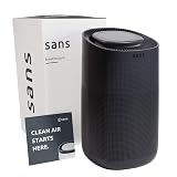 Sans HEPA 13 Air Purifier - Black - 1560ft² Ultra-Quiet Home Air Purifier, Pre-Filter, Activated Carbon, UV-C Light, Protect from Odors, Smoke, Pollutants, Allergens, Dust, Dander, Harmful Chemicals