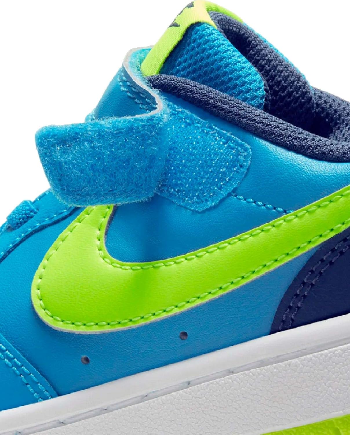 Nike Court Borough Low 2 Psv Childrens Casual Shoes Blue Yellow