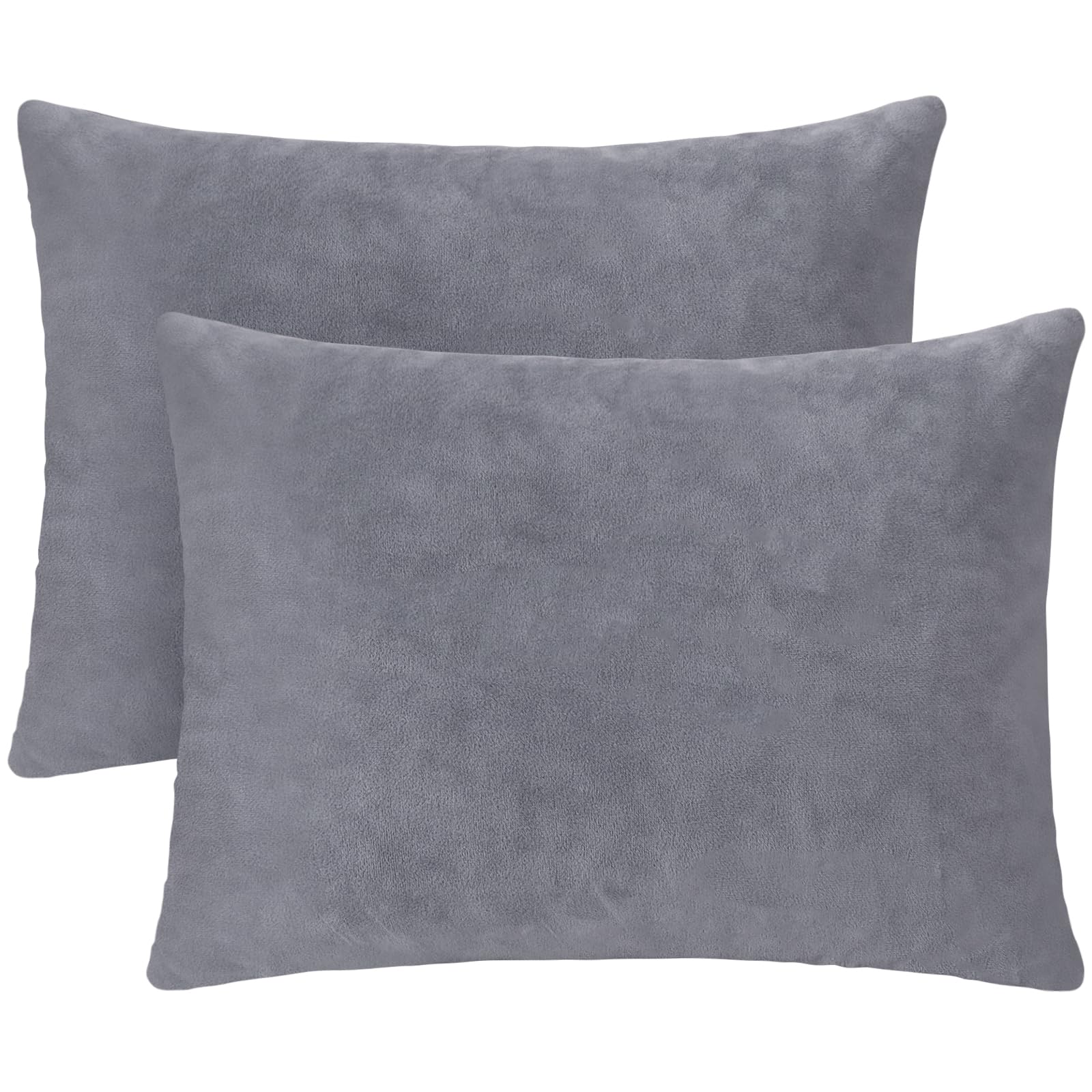 Photo 1 of 1 MIDDLE ONE 2 Pack Small Pillow, 16 X 12 Inches, Memory Foam Mini Pillow for Travel, Camping, Sleeping, Nap and Neck, Knee, Lumbar Support, Tiny Cushion for Pet, Dogs (Grey)