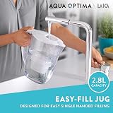 Aqua Optima Oria Water Filter Jug 2.8L with 9 Evolve+ Cartridges White view 3