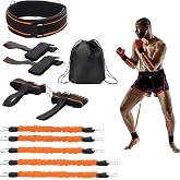 OYINDIZ Boxing Resistance Bands, Leg Strength and Agility Speed Exercise | Punching Set for Full Body Workout Suit for MMA Basketball Football Volleyball Training Power Punch Pro