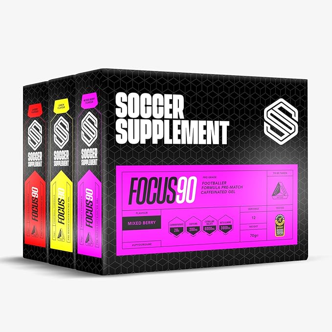 SOCCER SUPPLEMENT FOCUS90 Pre Match Footballer Energy Isotonic Gel