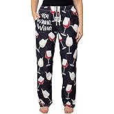 Collections Etc Corks are for Quitters Hilarious Wine Drawstring Lounge Pants