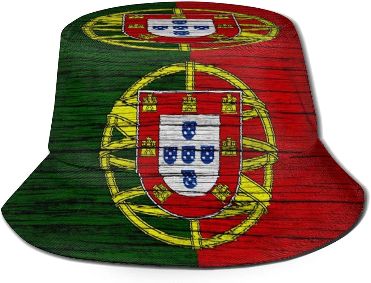 Tlsgcks Portugal Wooden Texture Portuguese Flag Unisex Printing Bucket