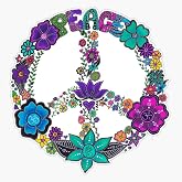 Evan Decals Flower Peace Sign Sticker Vinyl Bumper Sticker Decal Waterproof 5 inches EVAN-YOGA-STICKERS-654