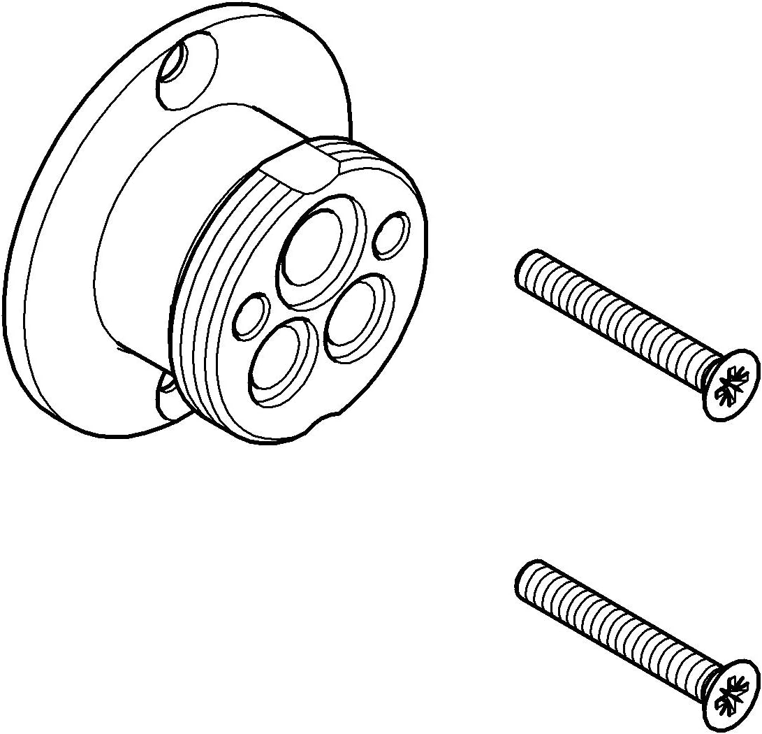 GROHE Flush Pipe Extension Chrome 46627000, Silver - Image 4