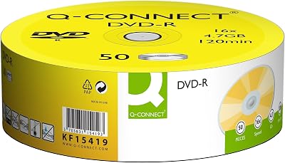 Q-Connect DVD-R 4.7GB Data Storage Discs - 50 Pack