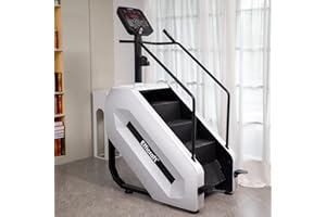 EFFICRAFT Stair Stepper Machine with LED Screen, Commercial Grade Stair Climber, Continuous Climbing Exercise Machine for Cardio, 15 Speed Levels Stair Master, 15-164 Steps/Min