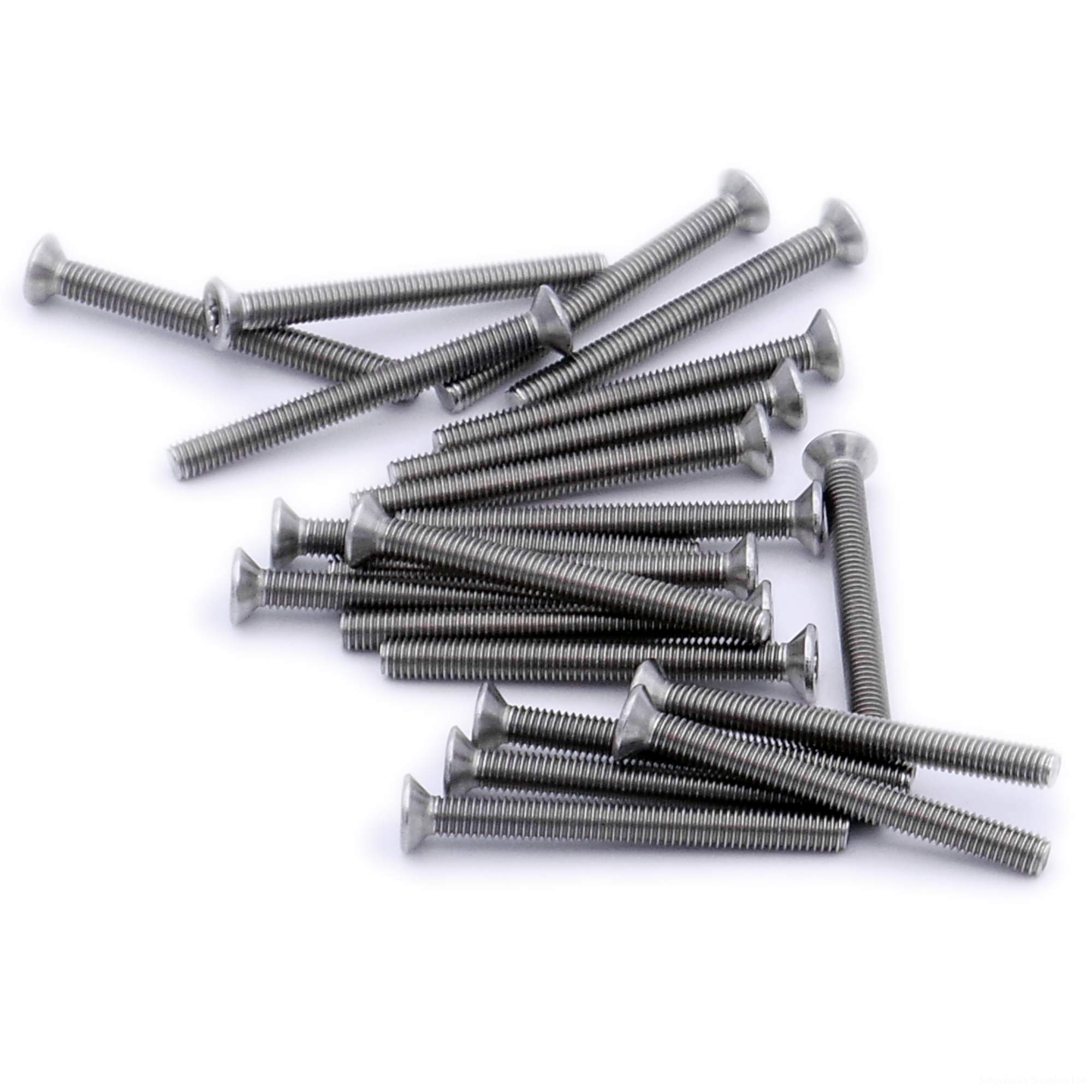 M3 (3mm x 12mm) TX Socket Countersunk Machine Screw (Bolt) - Stainless Steel (A2) (Pack of 20)