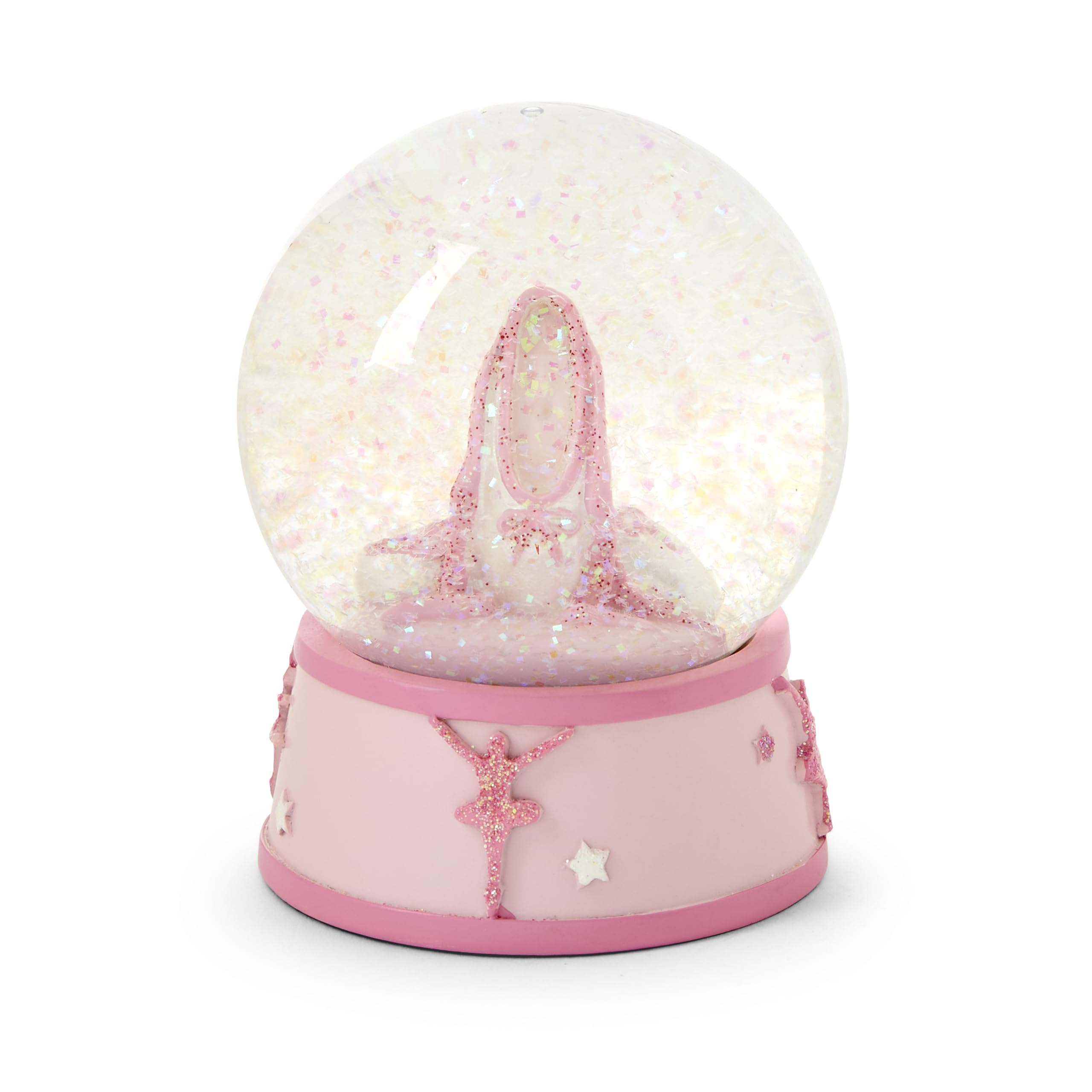 Mousehouse Gifts - Pink Ballerina Snow Globe, Glass Christmas Globe for Ballet-Loving Girls