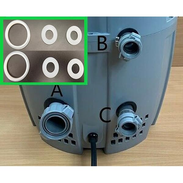 Amazon.com : HeadSeal.com Spares to fit Egg Lay Z Spa Saluspa Airjet Heater  Pumps (A Seal) : Patio, Lawn u0026 Garden