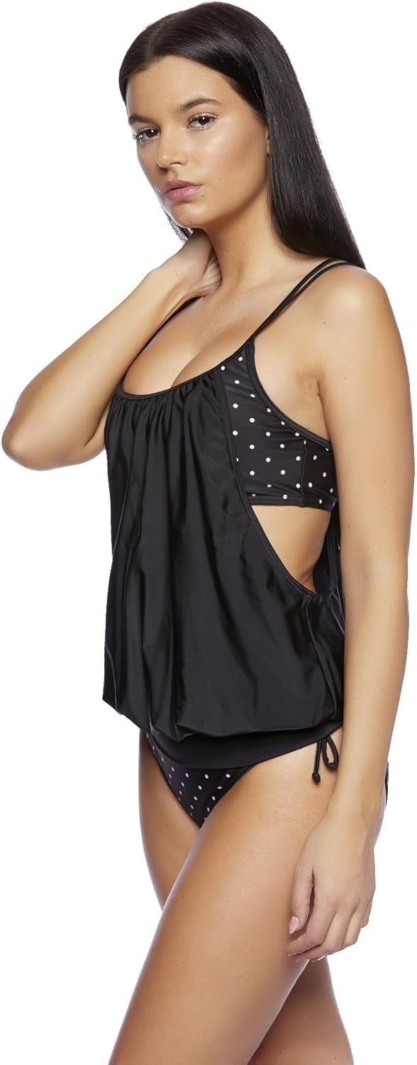 Ropa de baño sujetador bandeau braga estilo cut out anudado en el