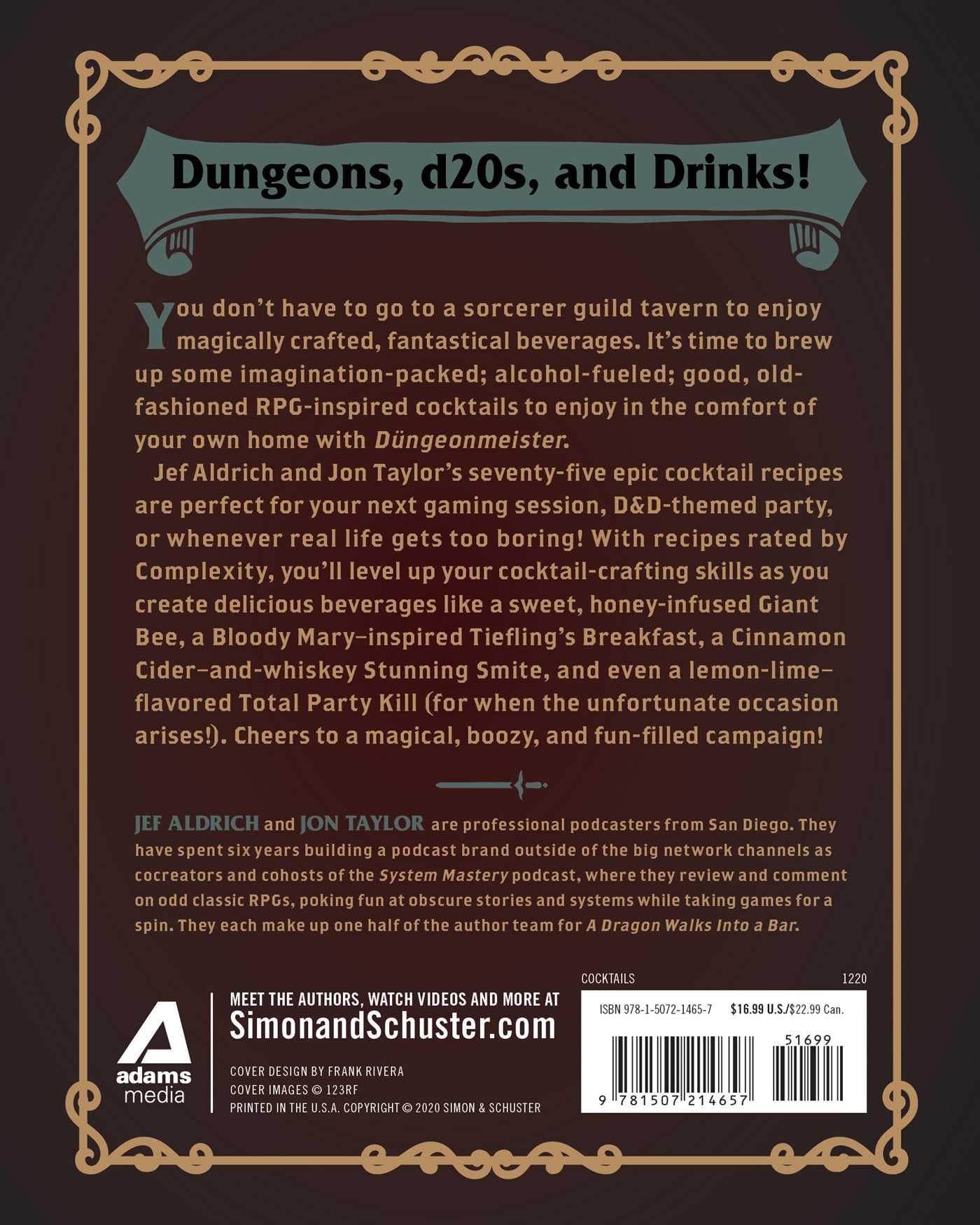 Düngeonmeister: 75 Epic RPG Cocktail Recipes to Shake Up Your Campaign (Düngeonmeister Series)