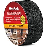 Anti-Slip Tape 2" x 32FT, Skateboard Grip Tape,Friction Tape,Black Grip,Abrasive for Stairs Outdoor/Indoor, Safety Non Skid Tread Staircases Anti-Slip Traction Tape Black for Slippery Surfaces