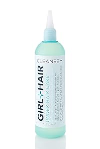 Girl+Hair Natural Hair Products, Cleanse Plus Moisturizing Sulfate Free Shampoo,Treat Scalp with Tea Tree Oil & Neem Oil, 10.1 fl.oz./300 ml
