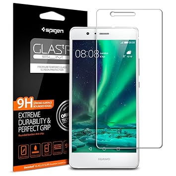 Protector Cristal Templado Huawei P9 Lite, Spigen® [EASY-INSTALL ...