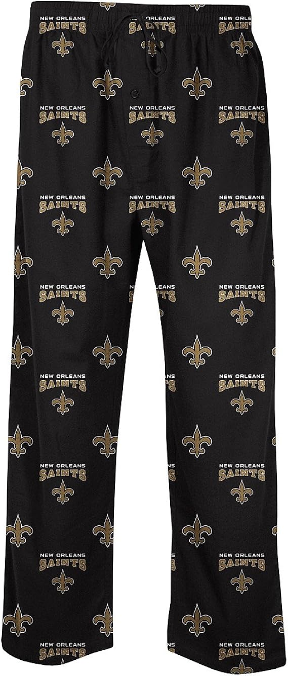 NFL New Orleans Saints Supreme Men's Knit Pants, Black