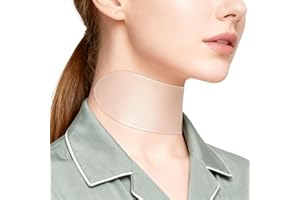 5 PCS Neck Wrinkle Patches-Silicone Patches for Skin Firming and Tightening, Hydrates-Reusable Overnight Tape-Targeting Neck 