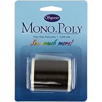 Superior Monopoly Invisible Thread Bundle - Clear & Smoke, 2200 Yards Each, Polyester