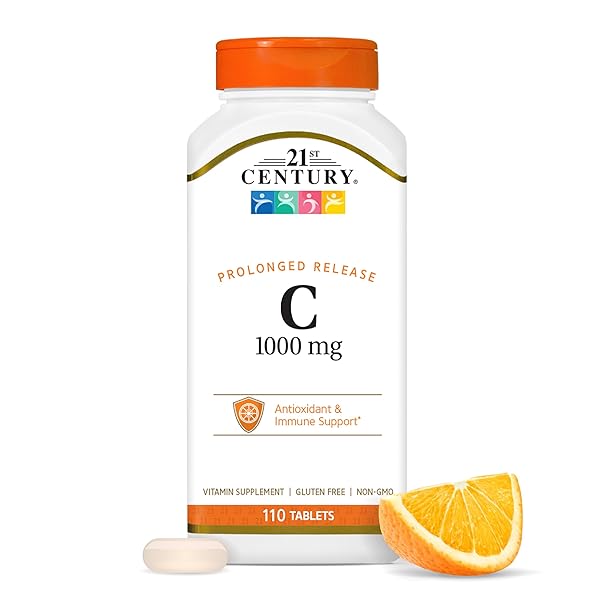 21ST CENTURY VITAMIN C 1000MG PROLONGED RELEASE TABLETS...
