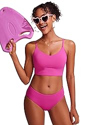 CRZ YOGA Bikini Bottoms for Women Mid Rise Full