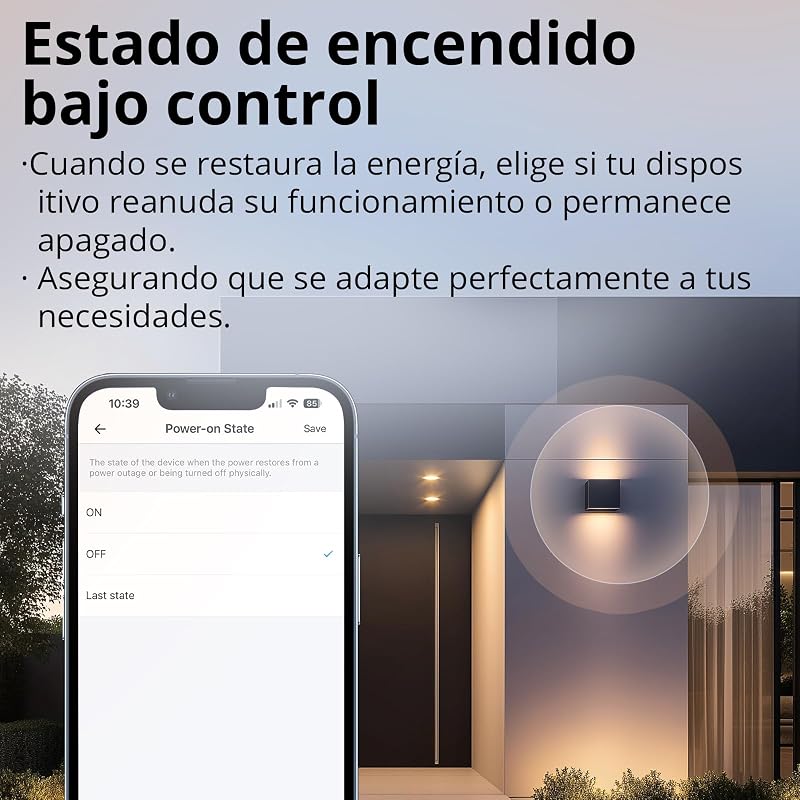 ZBMINIL2 Interruptor Inteligente Zigbee, Sin Neutro, Mini Módulo Relé para Luz, Control de 2 Vías, Compatible con Alexa y Google Home, Requiere Hub Zigbee