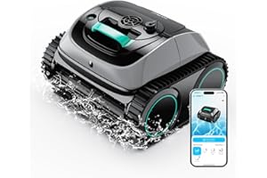 (2026 Upgrade) WYBOT C1 Pool Vacuum Robot for Above Ground & Inground Pool, 150mins Cordless Pool Cleaner, 4-in-1 Wall/Waterl