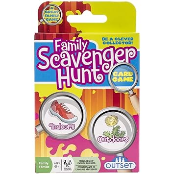 Outset Media Family Scavenger Hunt Card Game