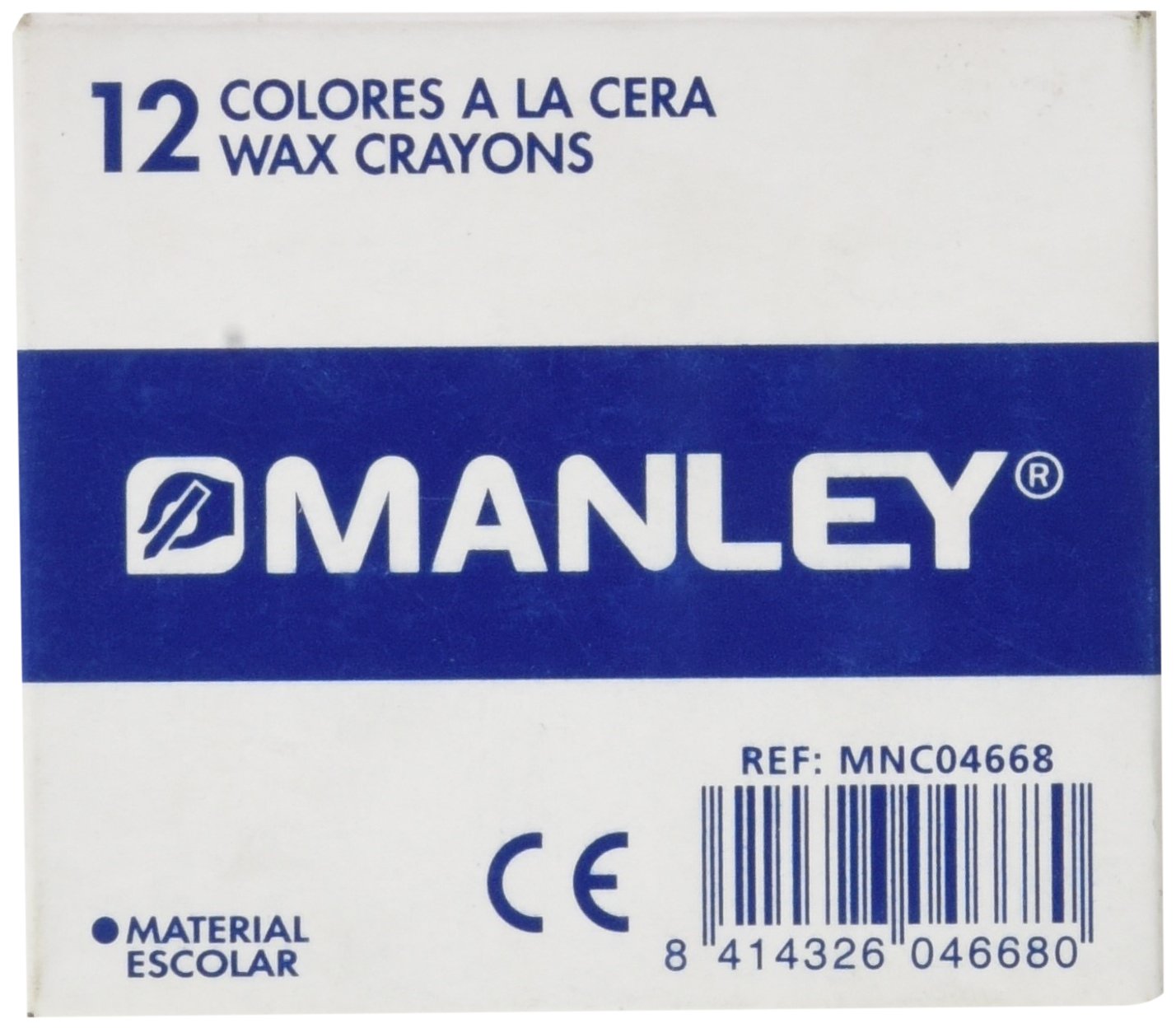 Manley 23 – Wax Crayons, Pack of 12