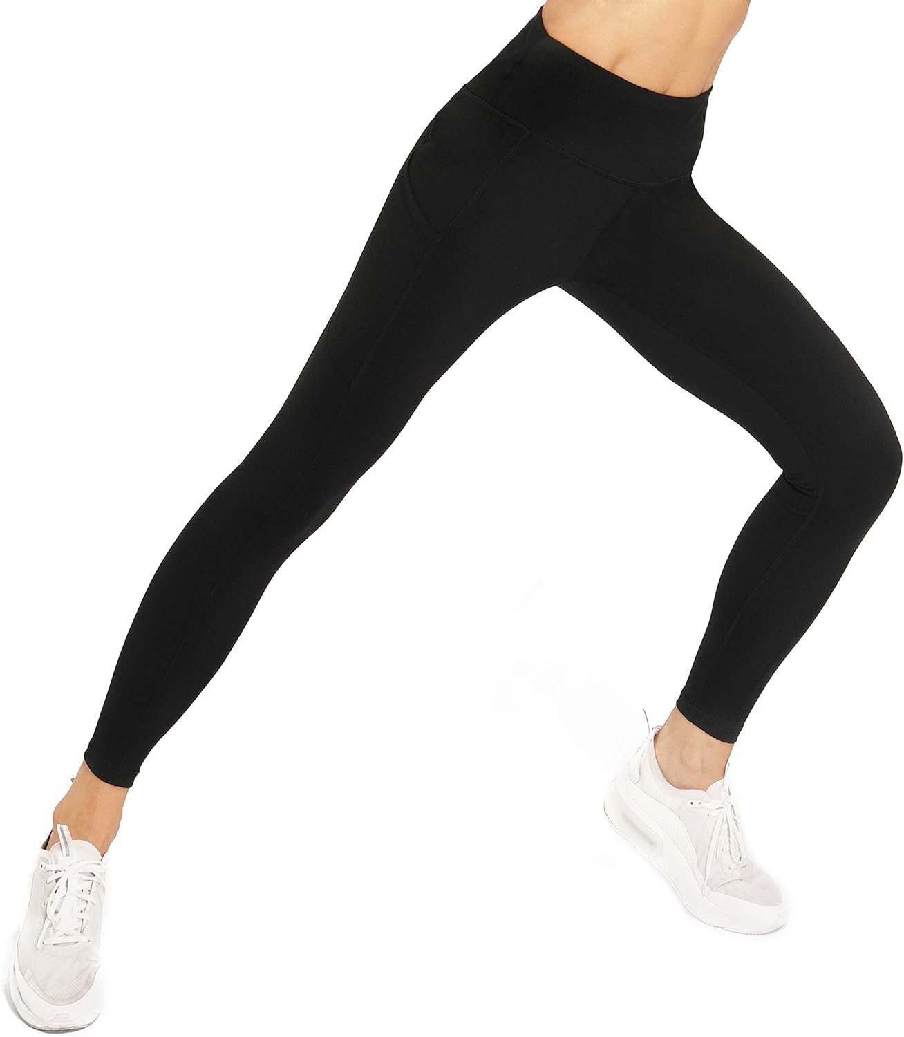 Sweetaluna Workout Leggings for Women with Pockets,High Waist Ankle Yoga Pants Running Tights Tummy Control: Clothing
