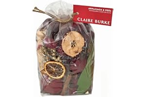 Claire Burke Apple Jack and Peel Potpourri Bag, Decorative Fall Fragrance for Home, 64 oz