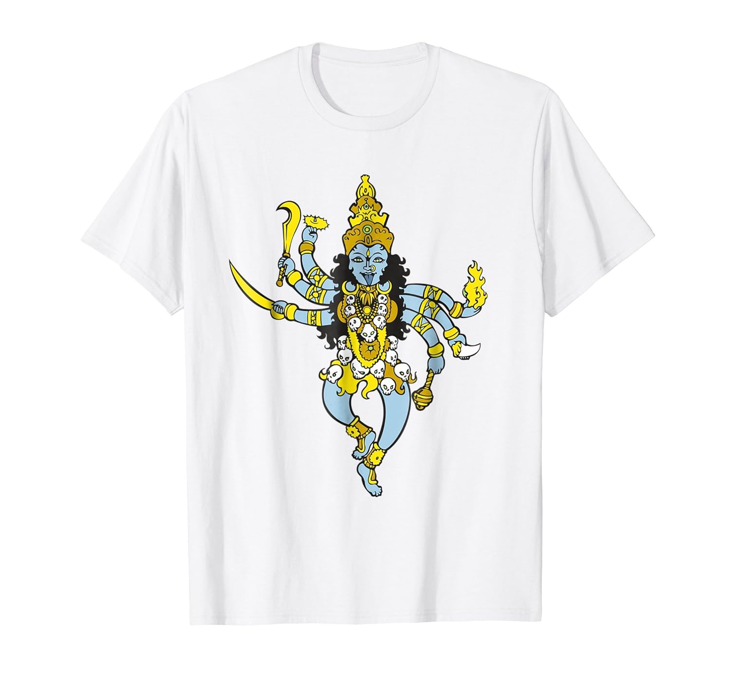 Kali T shirt Hinduism Hindu Gods Gifts Tee Shirts Unisex4LVS 4loveshirt