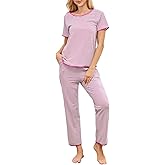 Fysumeoa Womens Pajama Sets Fall 2 Piece Soft Lounge Set Ladies Pj Set Comfy Loungewear Sleepwear with Pockets