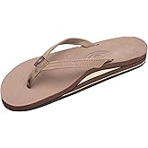 Rainbow Sandals Women's Double Layer, Narrow Strap, Leather Sandals w/Arch