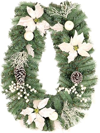 Albero Di Natale A Parete Amazon.Lamp Hold Decorazioni Per Ghirlande Di Natale Bianco Aghi Di Pino Pigne Appeso A Finestra Appeso A Parete Ghirlanda Artificiale Di Natale Ornamento In Rattan Con Pigne Decorazioni Di Neve Amazon It Casa E