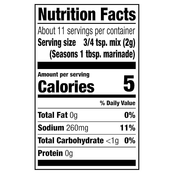 MCCORMICK GRILL MATES TOMATO, GARLIC & BASIL MARINADE MIX, 0.87 OZ