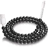 Coolden USB C Cable 66W Bling Cute Purple Beaded Charging Cord 3.3FT USB A to USB C Cable for Girls Women Type C Charger Fast Charging for iPhone 17 16 15 Pro Max,Galaxy S25 S24 Ultra