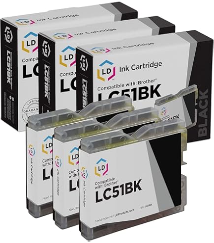 Tuobo LC51 Compatible Ink Cartridge Replacement For LC51 LC 51 Ink