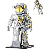 Brihappen Building Block Sets, Space Astronaut Building Set 1008 Pcs for Adult Teenager Aged 14+, Spaceman Model Building Kit Toys for Gift, Home or Office Decor