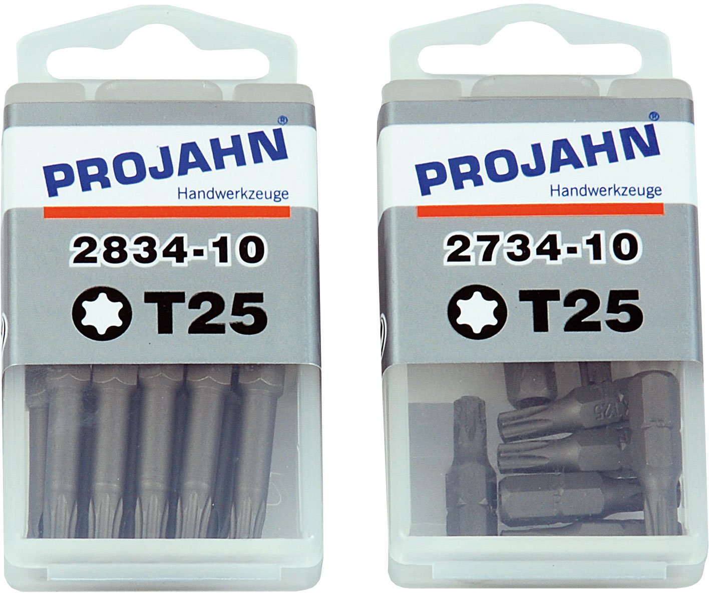 PROJAHN 2733-10 1/4-Inch T20 TX Bit Box - Silver (10-Piece)