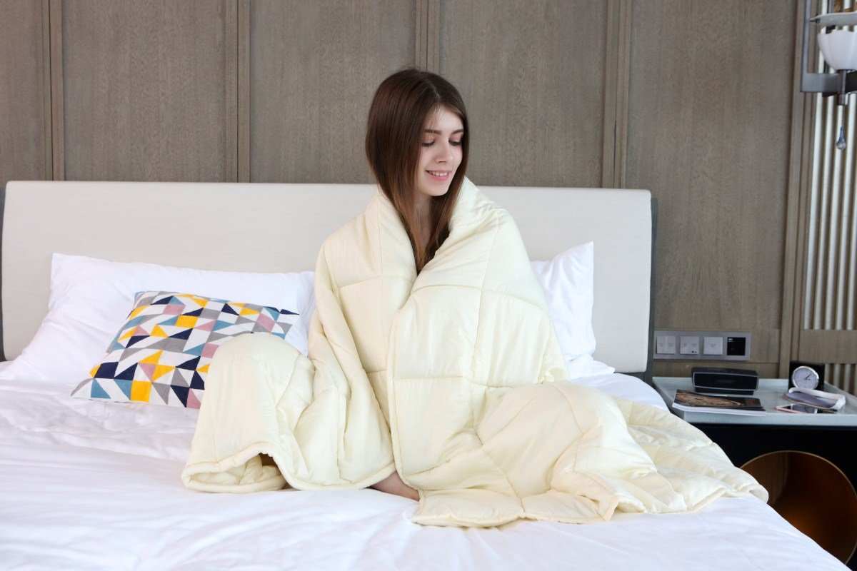 Weighted Blanket by YnM for Adults and Children Great for Anxiety, ADHD, OCD eBay