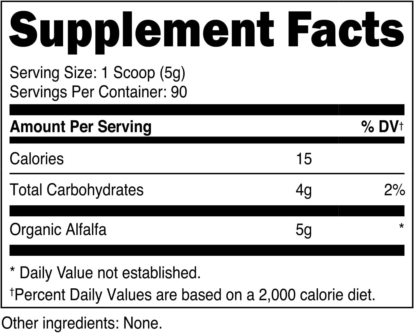 Nutricost Organic Alfalfa Powder 1LB - USDA Certified 100% Organic, Vegan, Non-GMO, Gluten Free: Health & Personal Care
