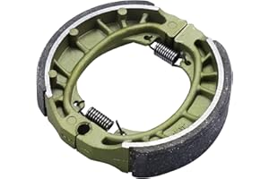 CYLETO CT200U Mini Bike Drum Brake Shoes for Coleman CT200U BT200X MB165 MB200 6.5hp 196cc Baja Motorsports Mini Bike CRF70 TaoTao GY6 49cc 50cc Scooter Moped ATV