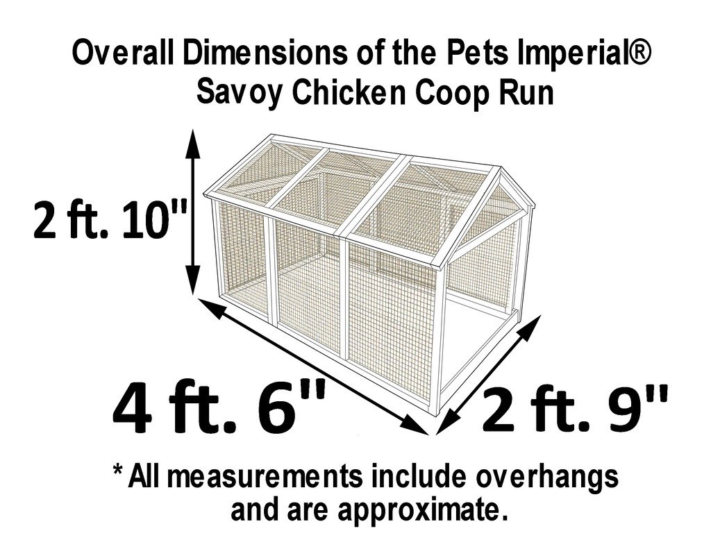 Pets Imperial Savoymarlborough Chicken Coop 14m Run