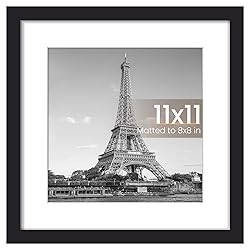 upsimples 11x11 Picture Frame, Display Pictures 8x8