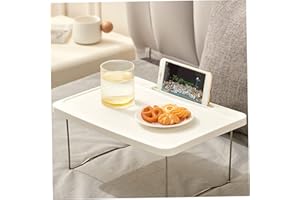 Bed Desk, Portable Folding Lap Desk with Stand Groove, Heavy Duty Bed Tray for Eating Reading Working, Table, Laptop