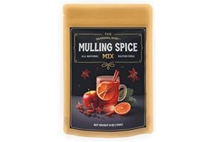 Mulling Spices for Apple Cider Bliss and Spiced Cider Mix Perfection by The Seasonal Shop, now in our Resealable Gusseted Pouch for Easy Measuring and Storage. For use in Cider, Wine, Baking and more! (6 oz., 1)