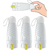 LMUGOOS 3 Pack Mini Travel Folding Umbrella,UPF 50+ UV Compact Portable Sun | Rainproof &amp; Pocket-Friendly Size, Lightweight to Fit Backpacks, Handbags &amp; Pockets, Perfect for Kids, Women &amp; Men